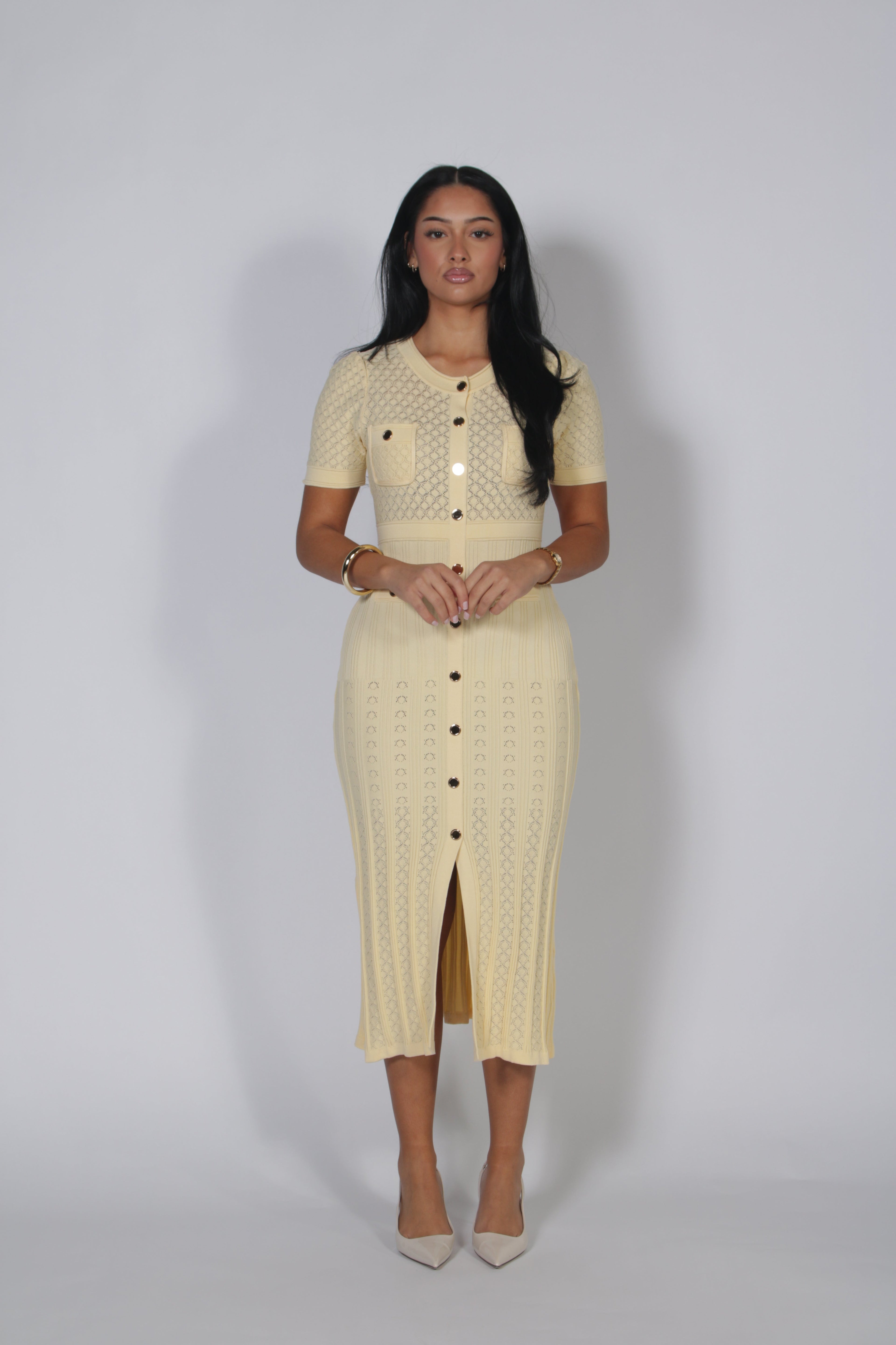 Sandra dress Yellow