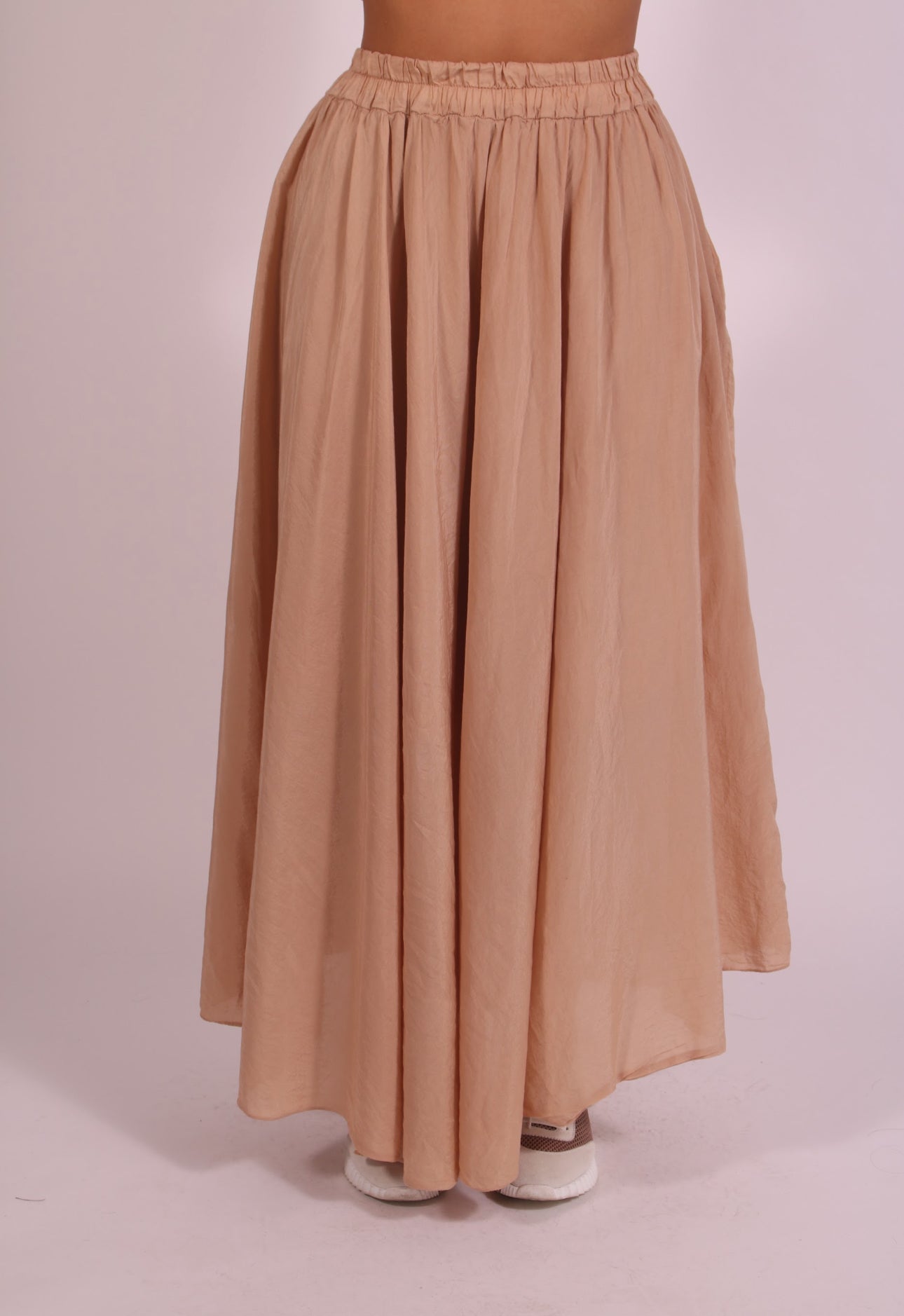Volume skirt Camel