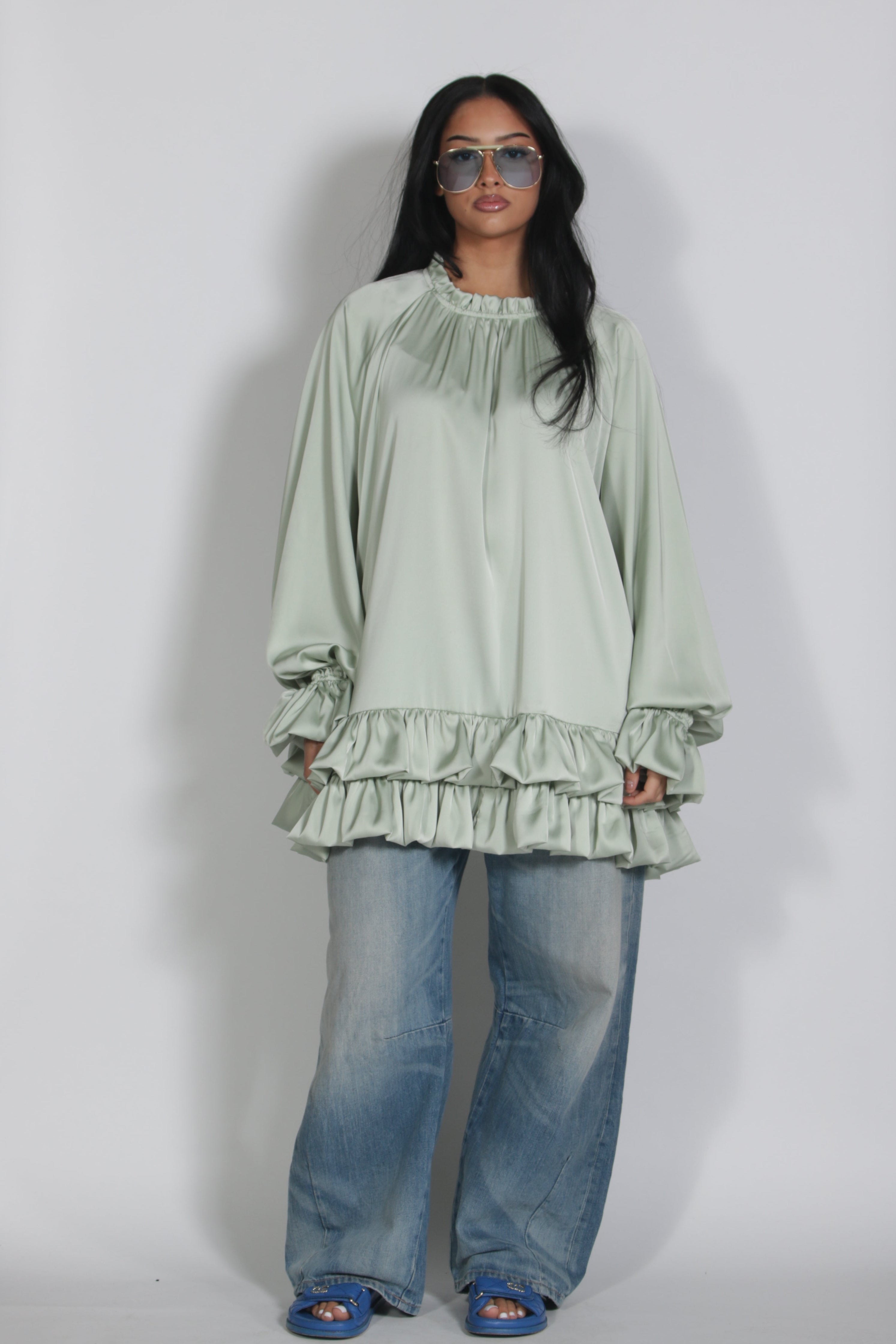 Valentina Blouse Green