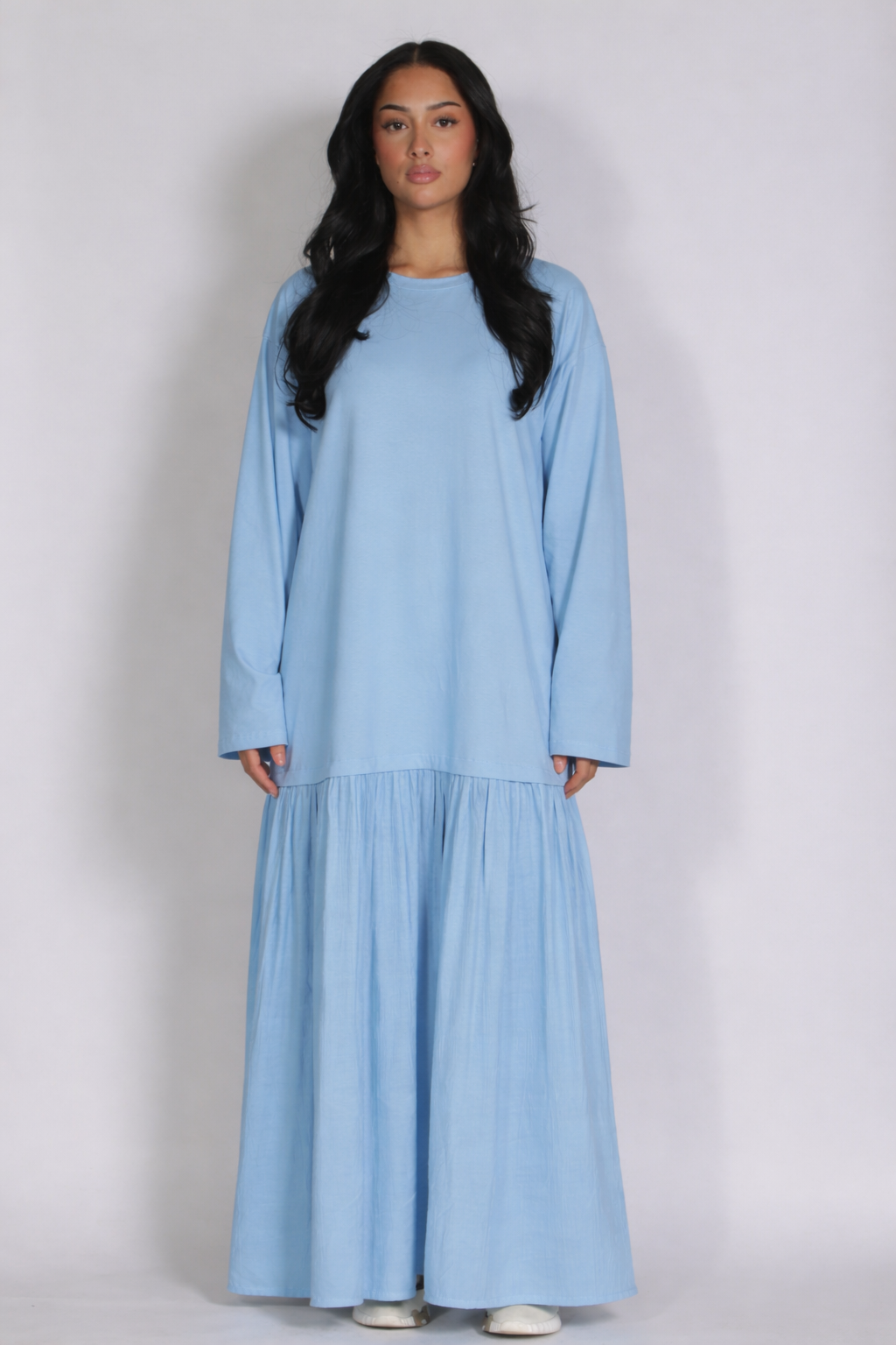 Mika longsleeve dress Blue