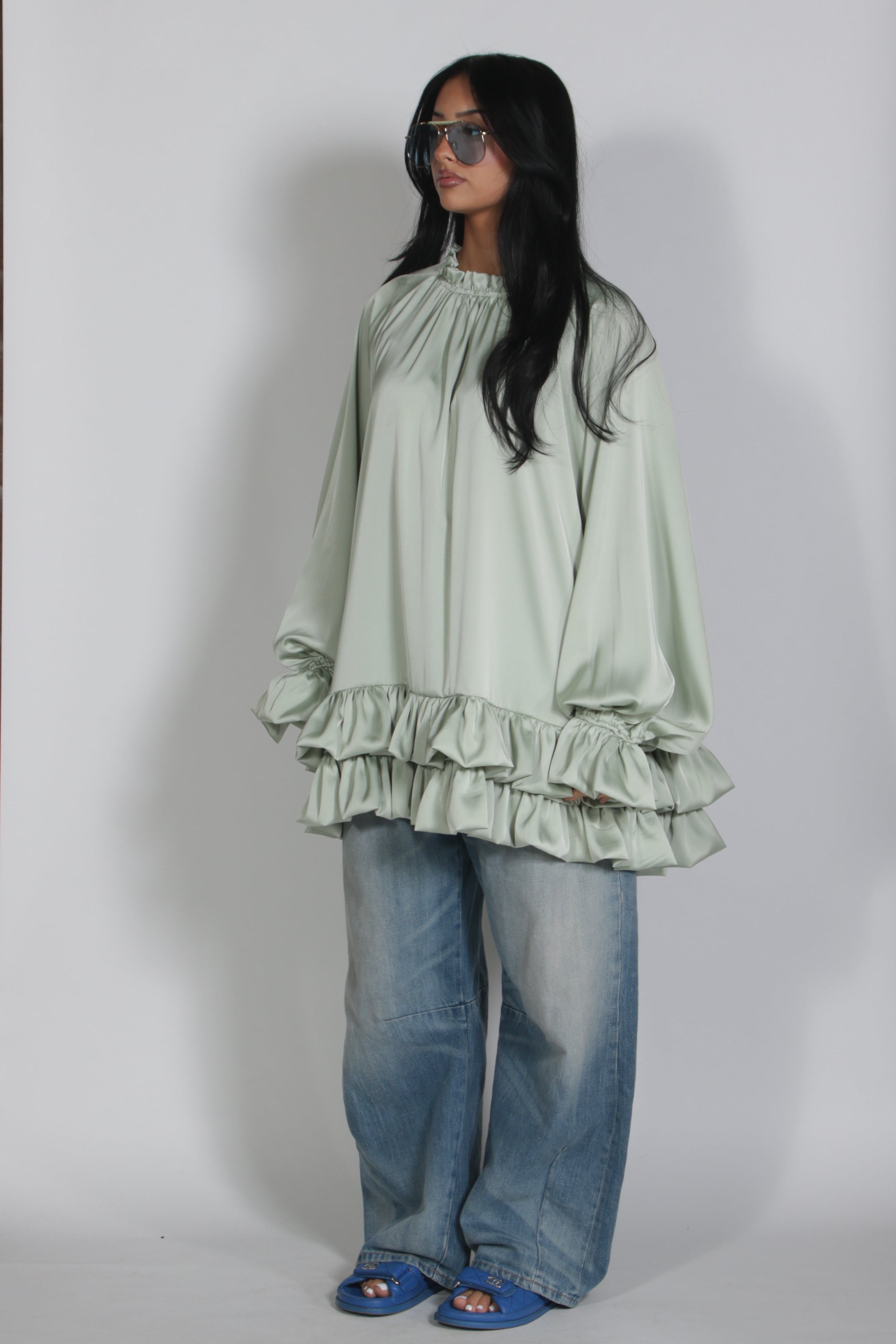 Valentina Blouse Green