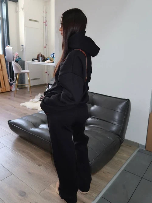 Blanc Tracksuit Black