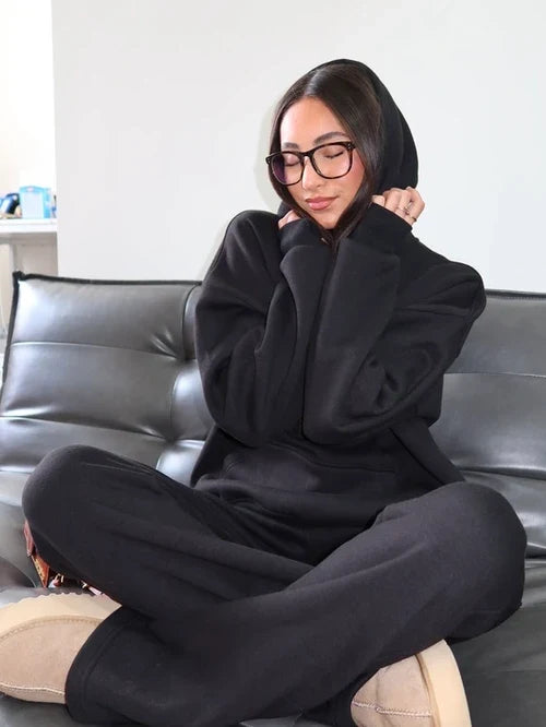 Blanc Tracksuit Black