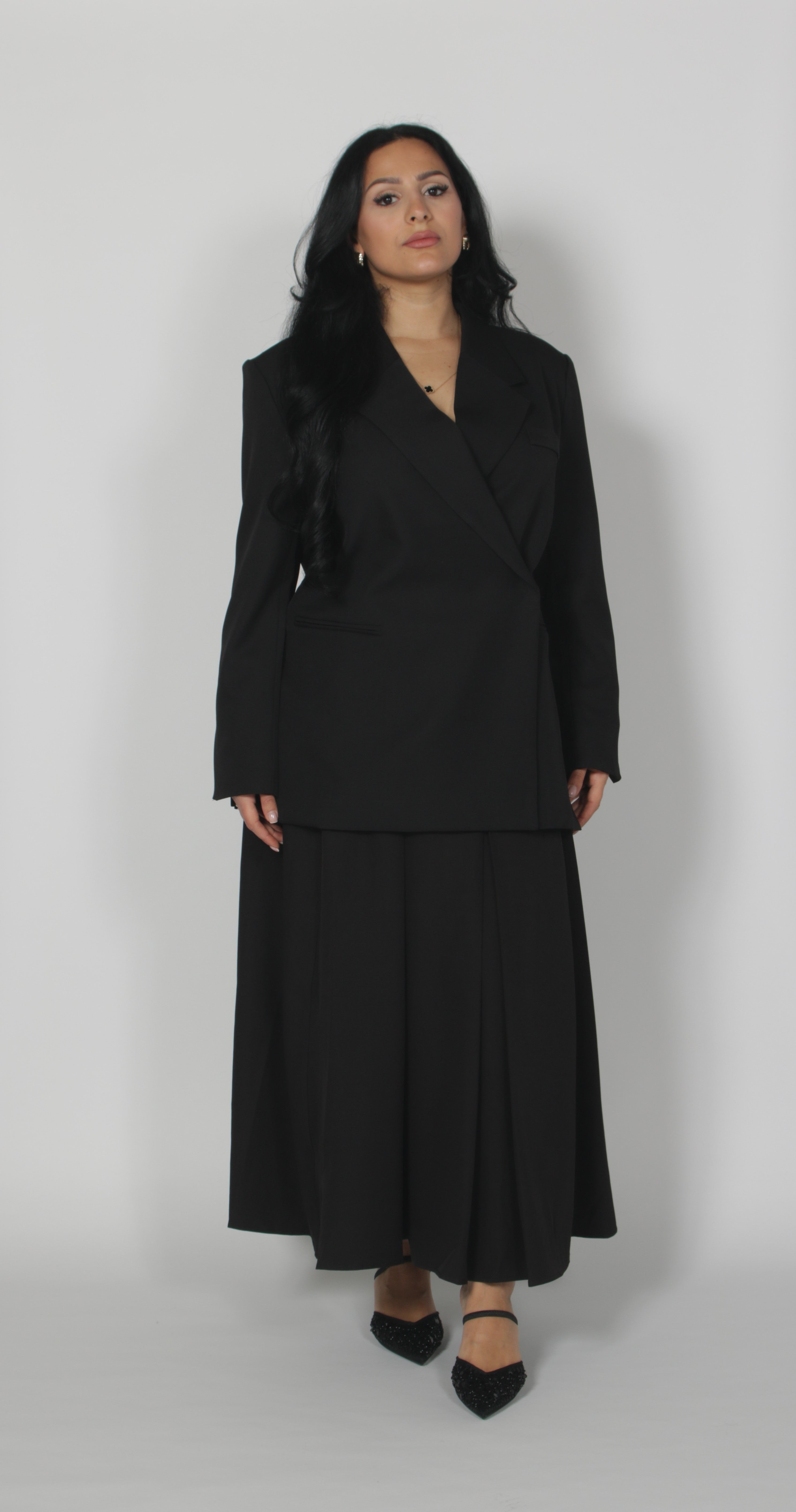 Flutter Skirt Black