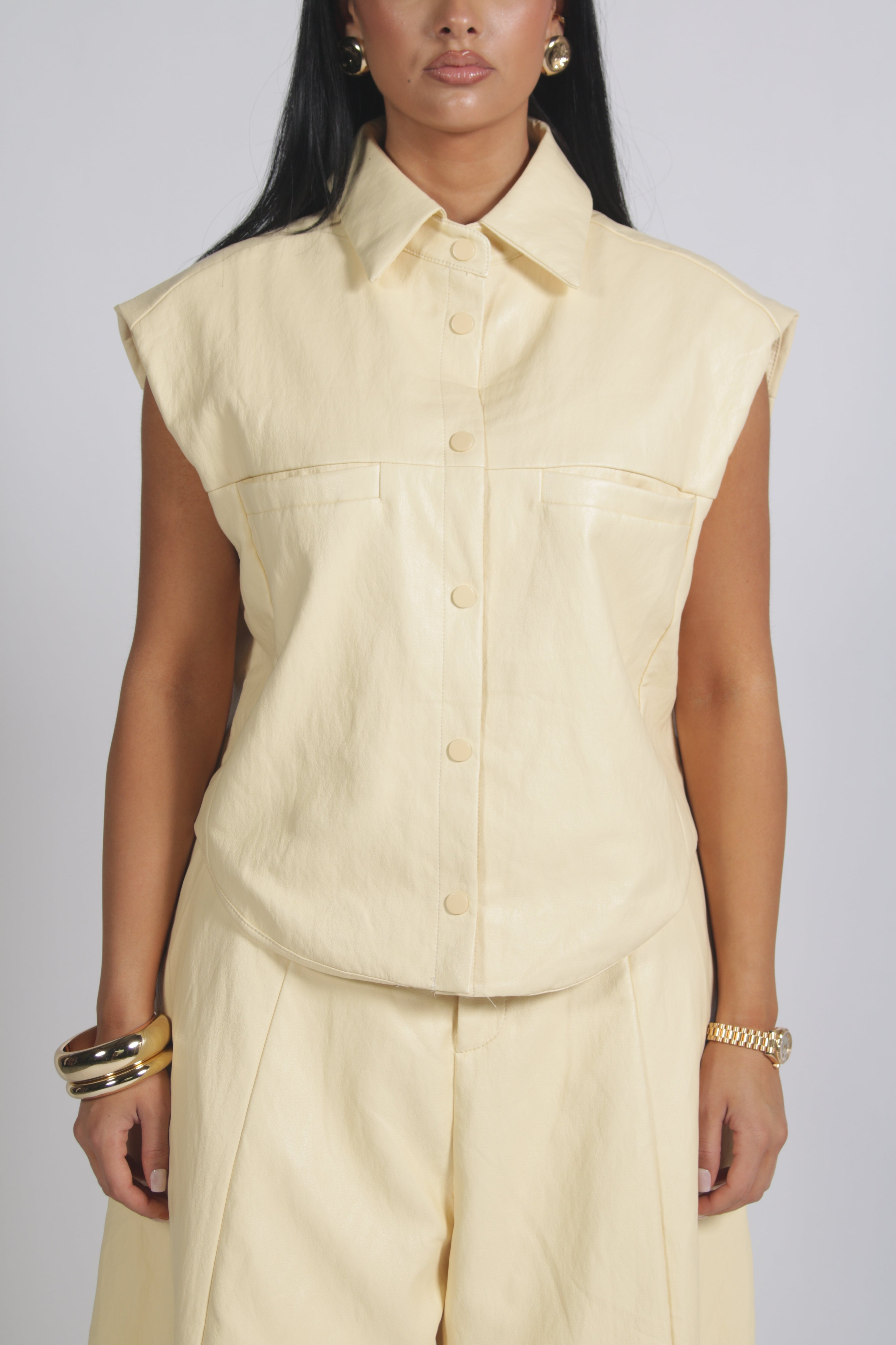 Amber gilet Yellow