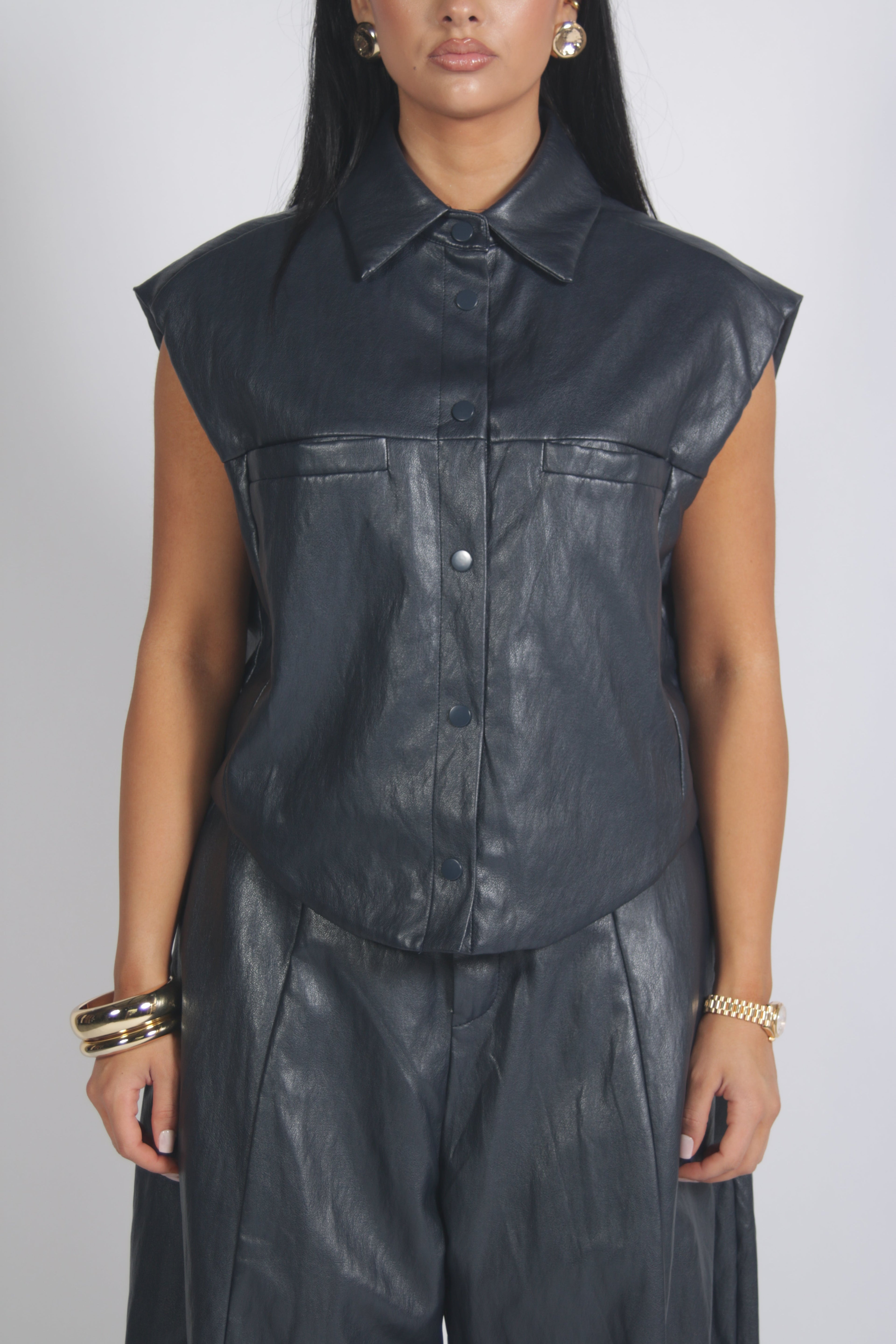 Amber gilet Navy