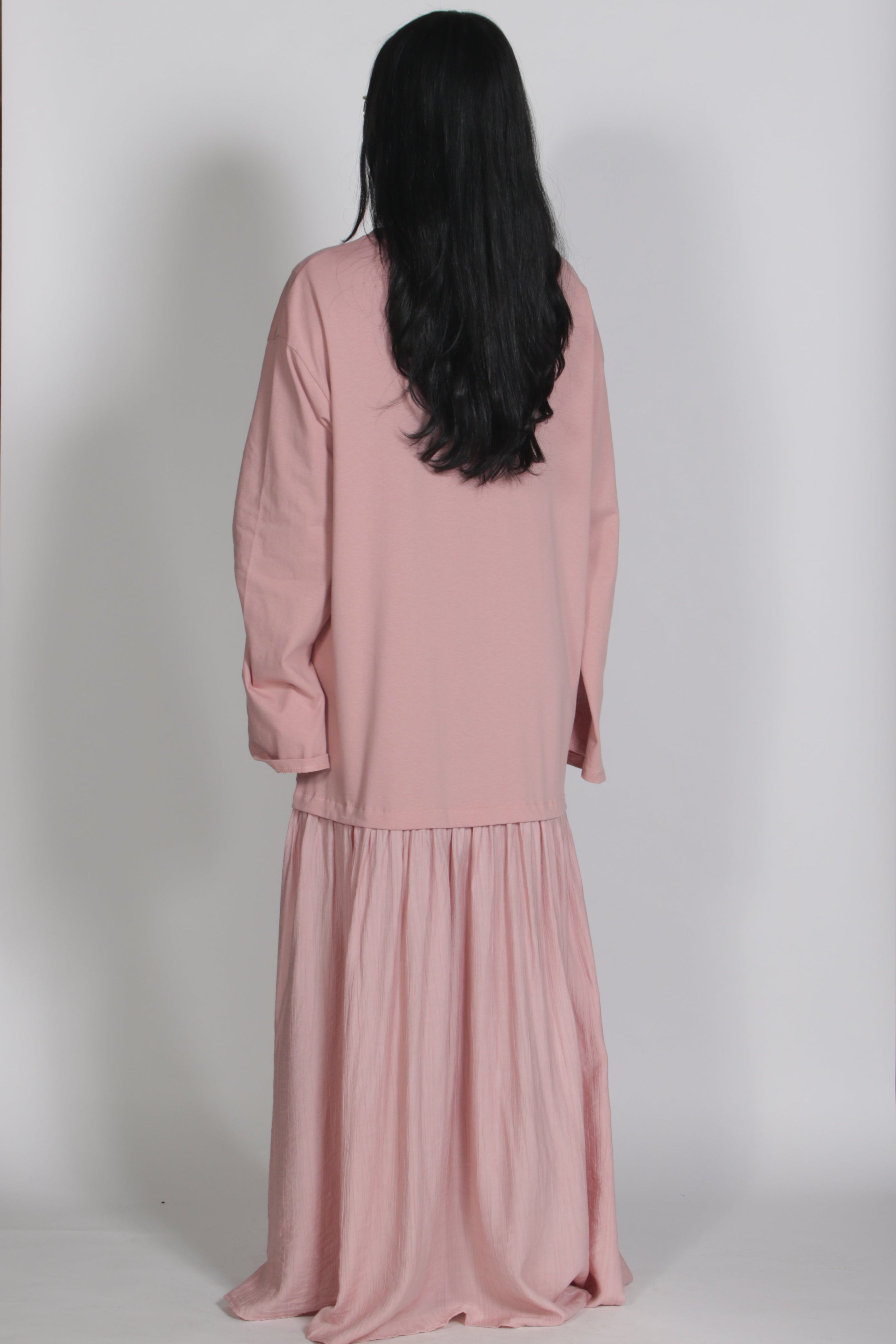 Mika longsleeve dress Rosewood