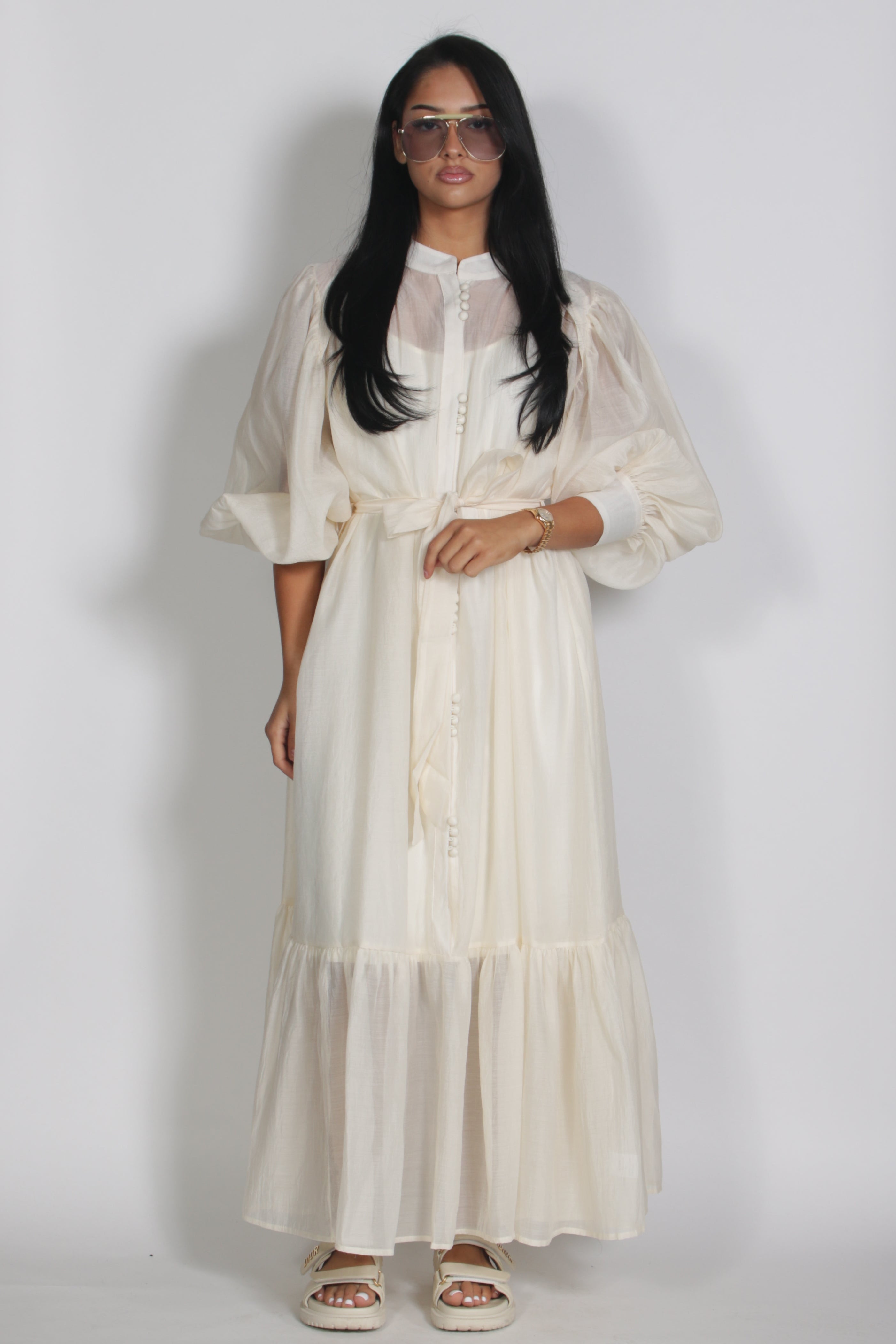 Amira dress Cream
