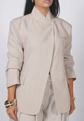 Ivy blazer striped Beige