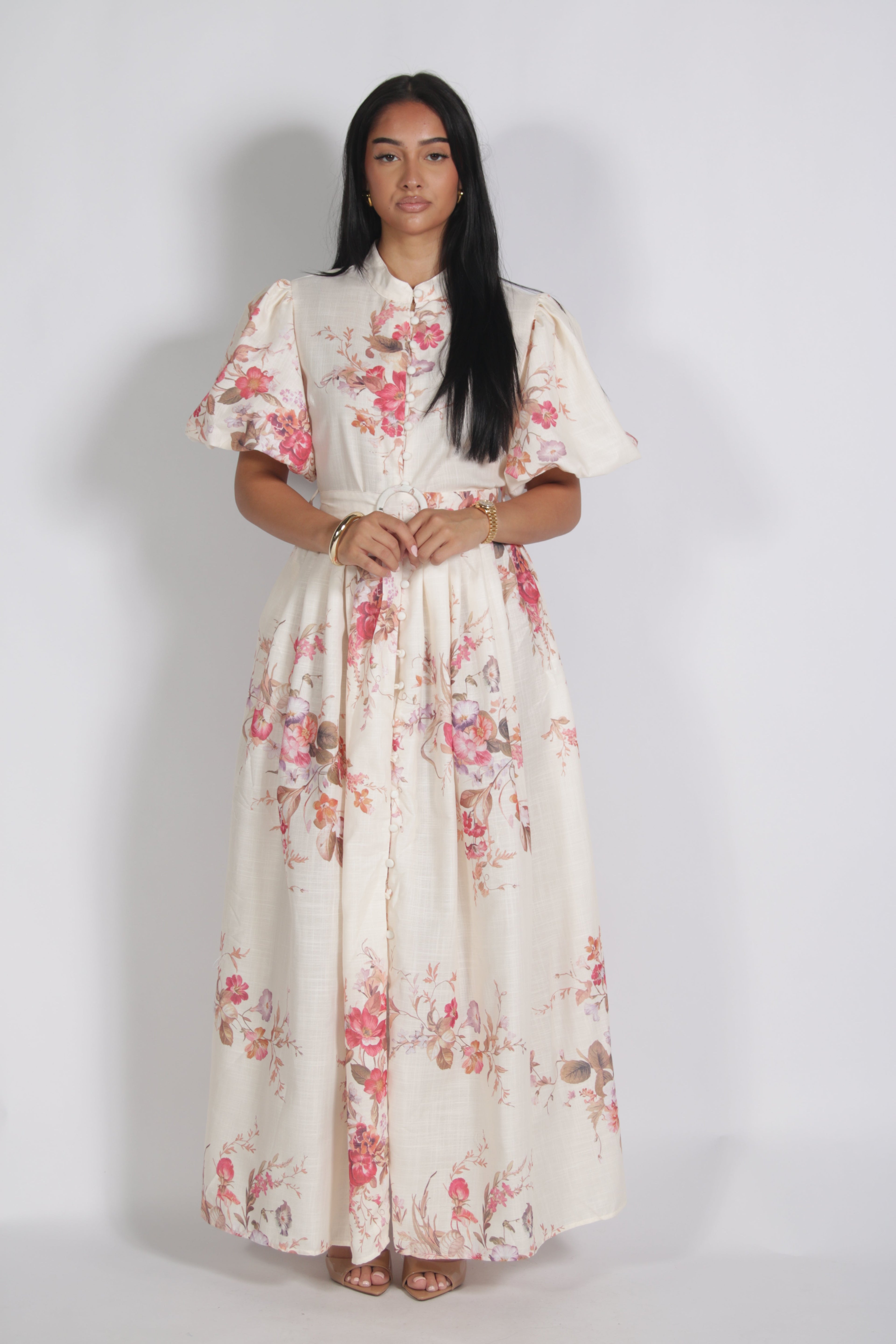 Noor dress Cream