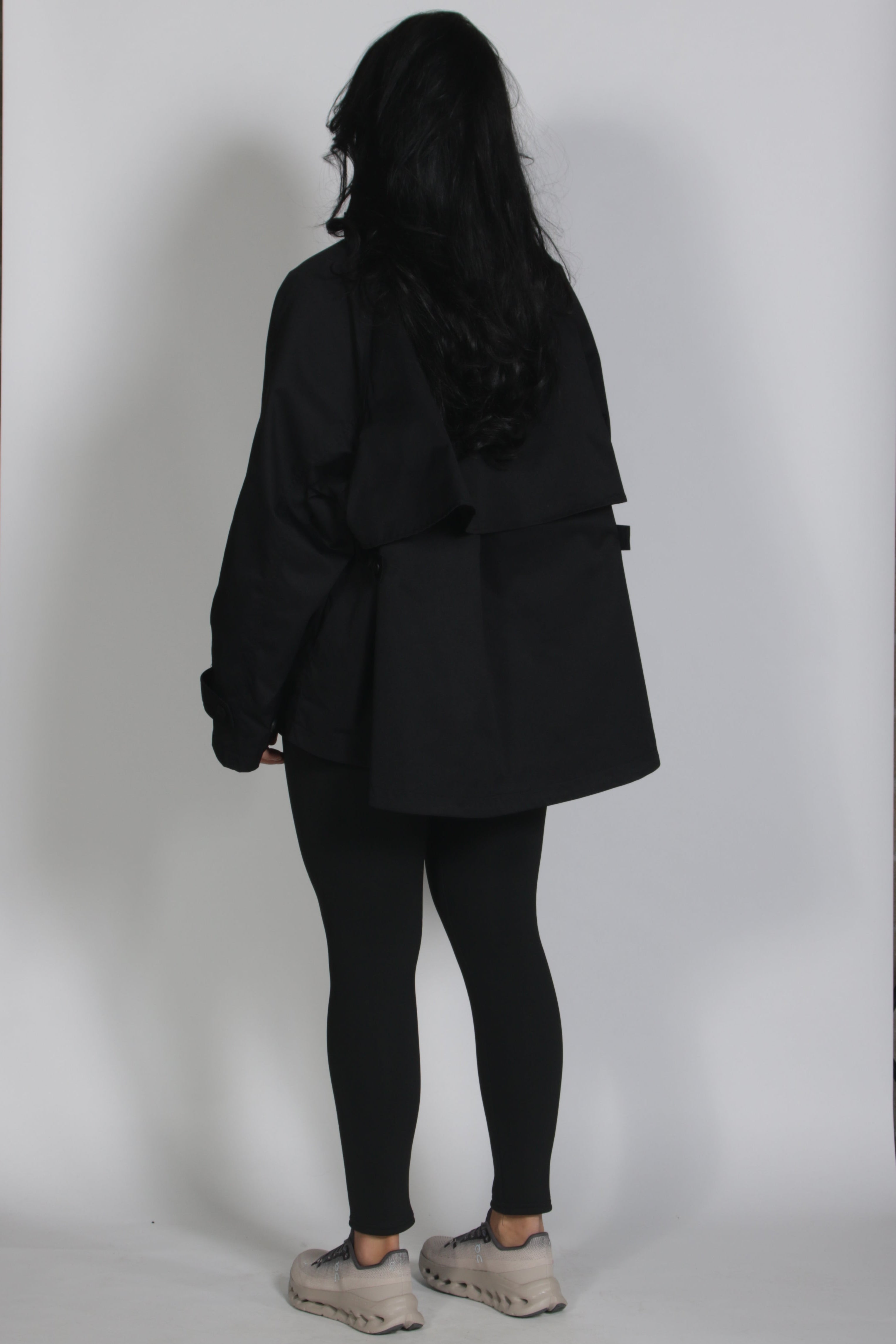 Short trench Black