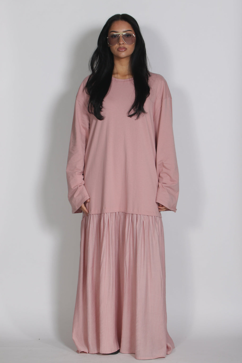 Mika longsleeve dress Rosewood