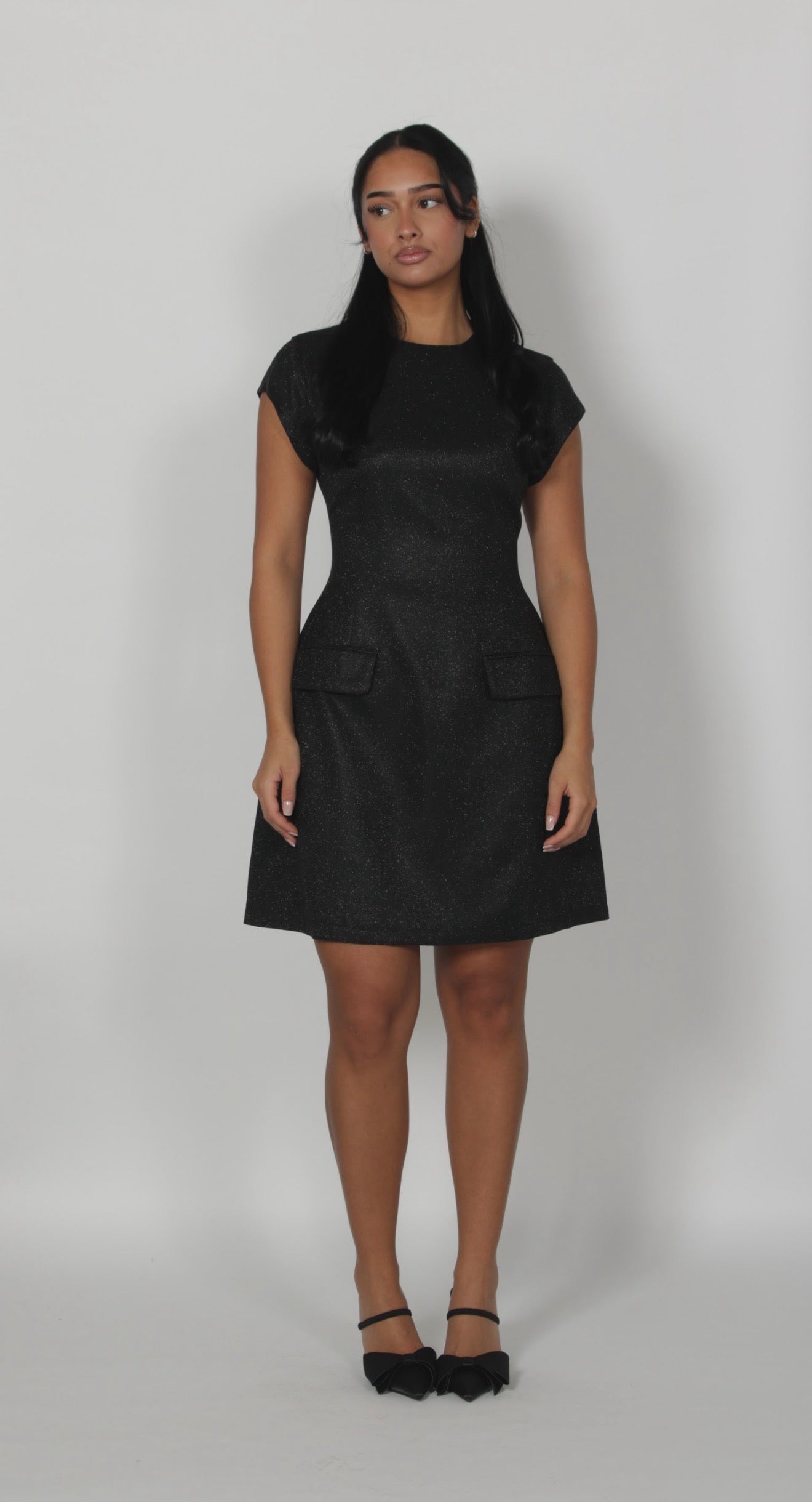 Silhouette dress Black