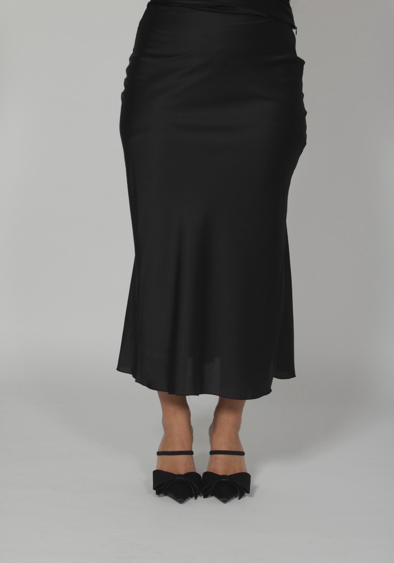 Satin skirt
