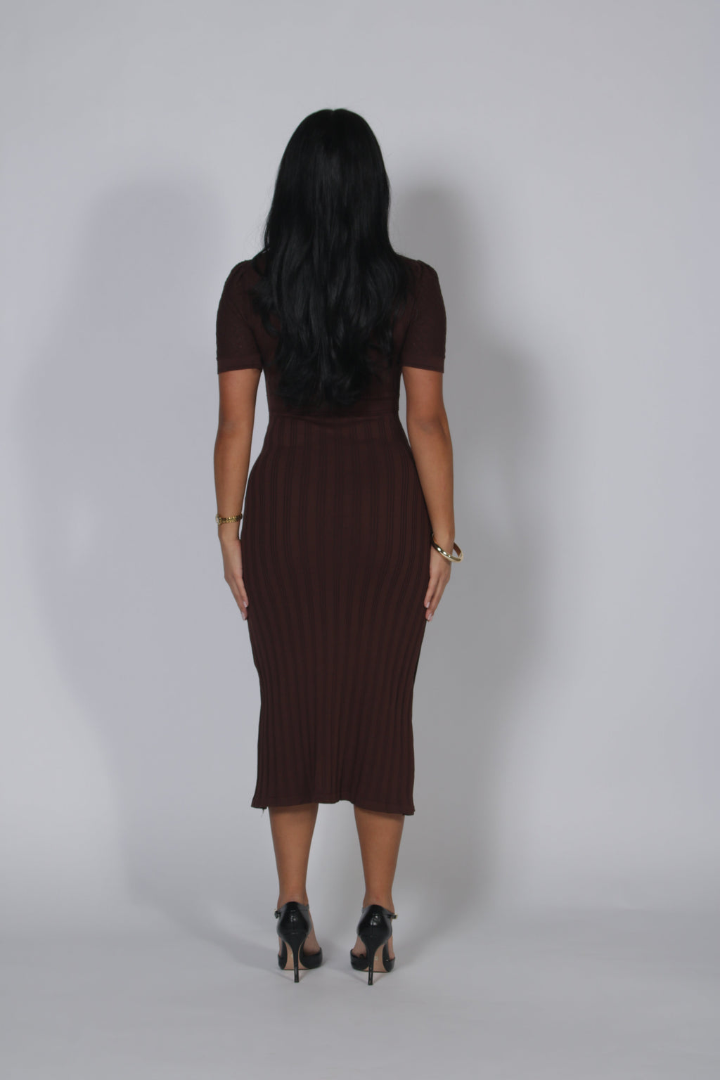 Sandra dress Brown