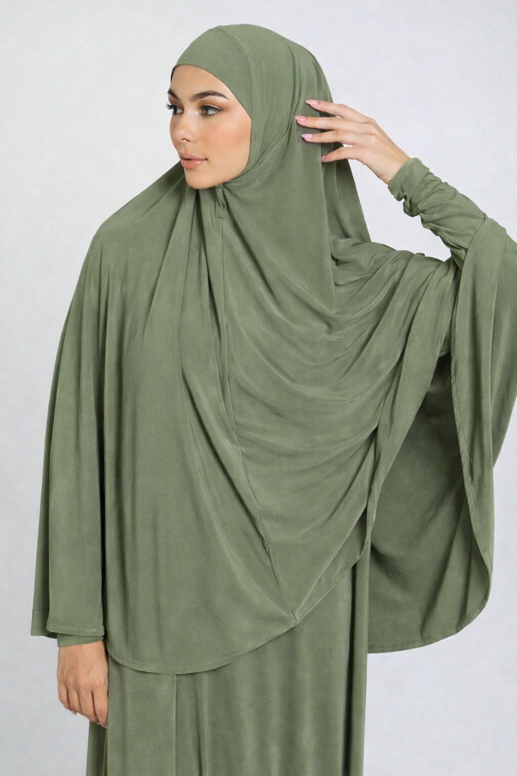 Khimaar set Matcha green