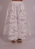 Flower skirt White