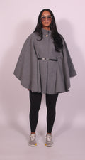 Classy cape Grey