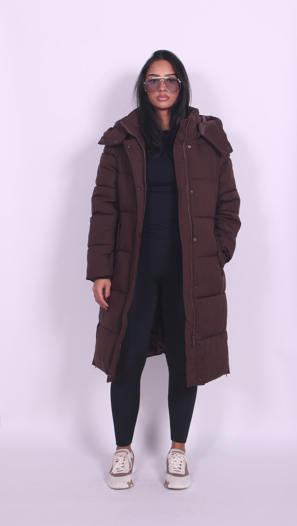 Midline puffer Brown