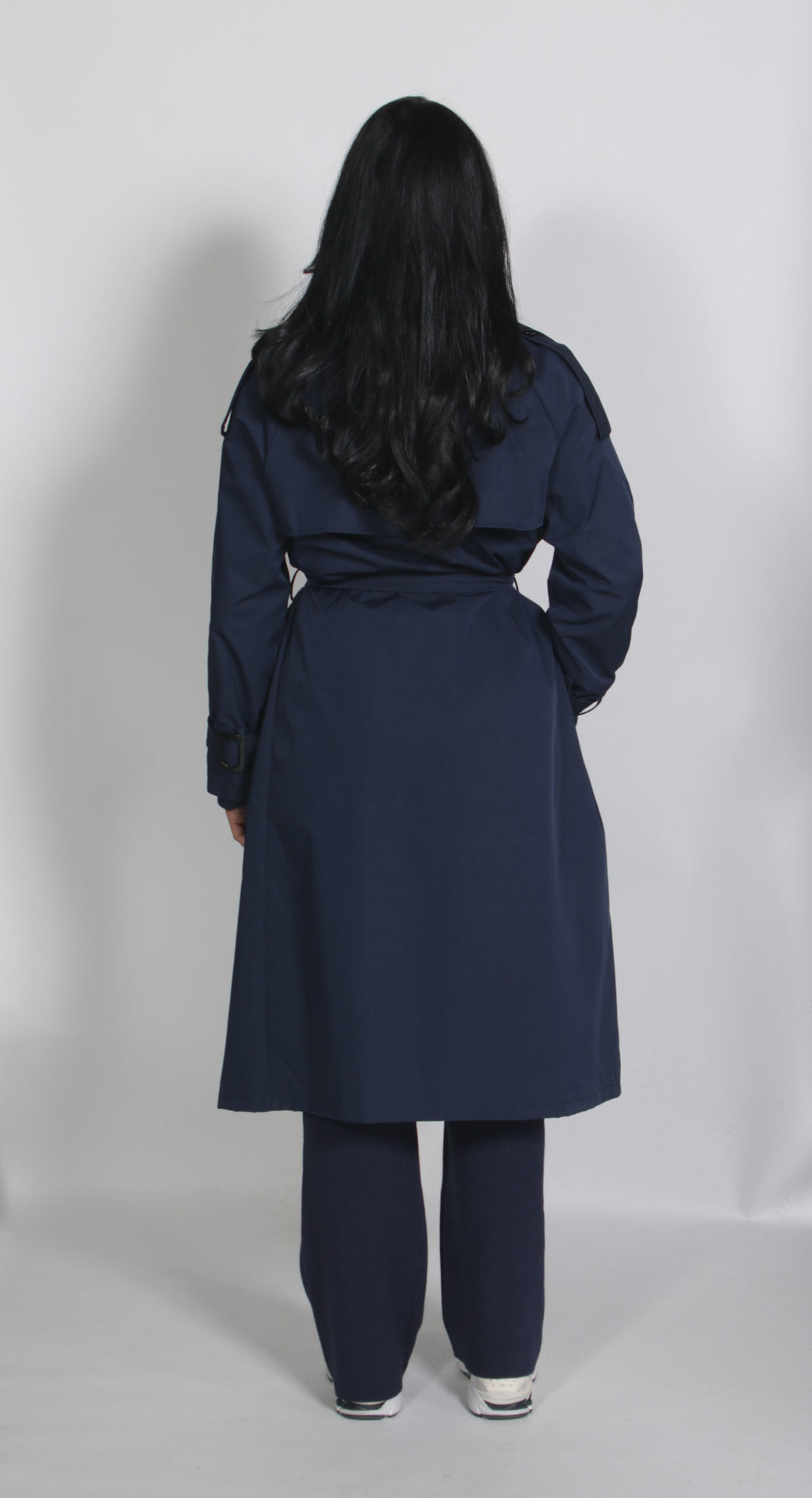 Midline trenchcoat Navy