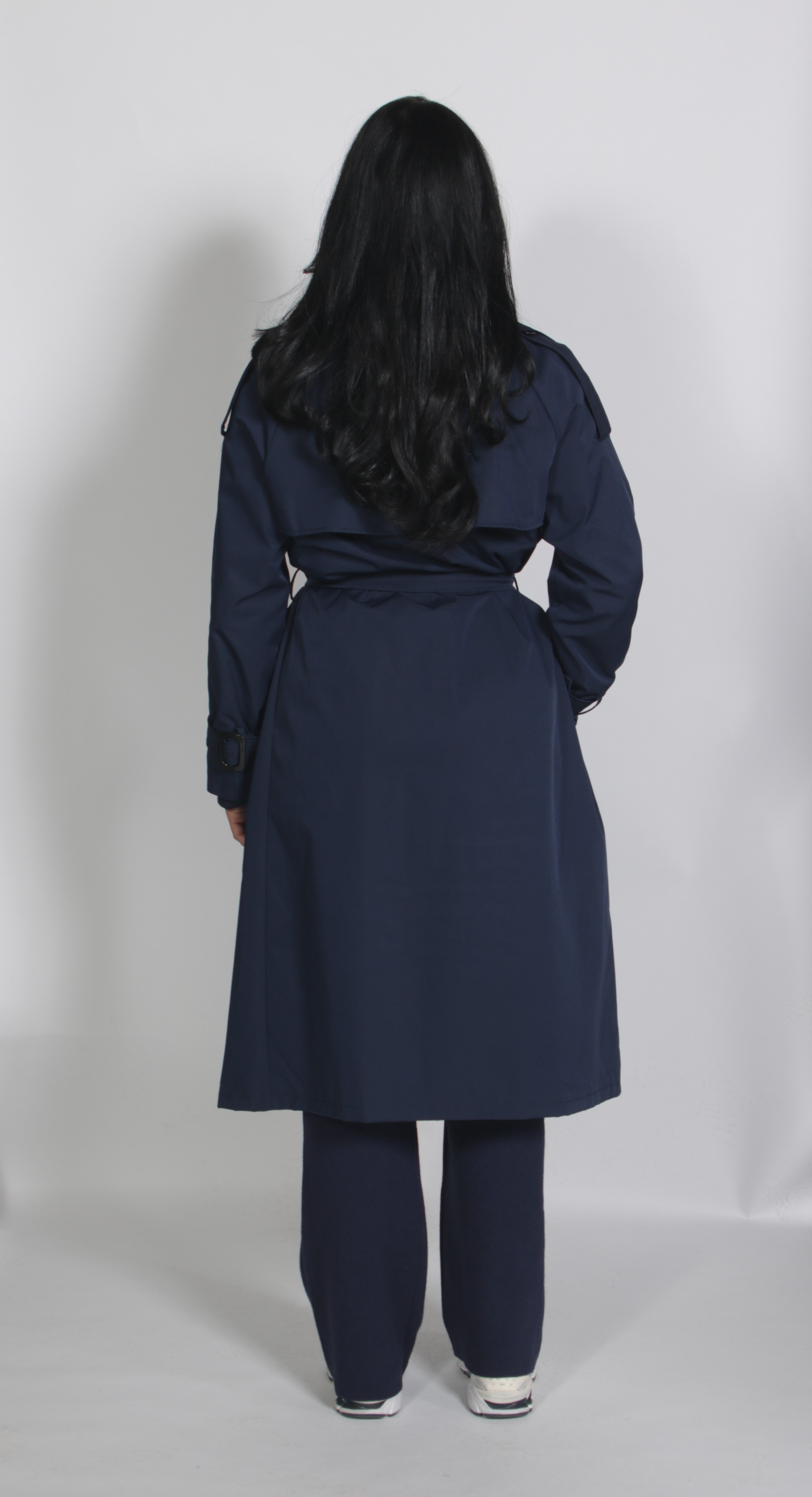 Midline trenchcoat Navy
