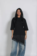 Lace shirt Black