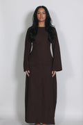 Essential dress Brown