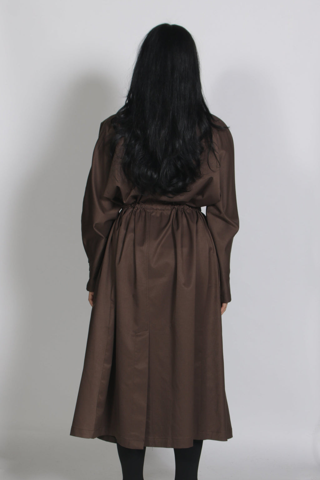 Zip up trenchcoat Olive