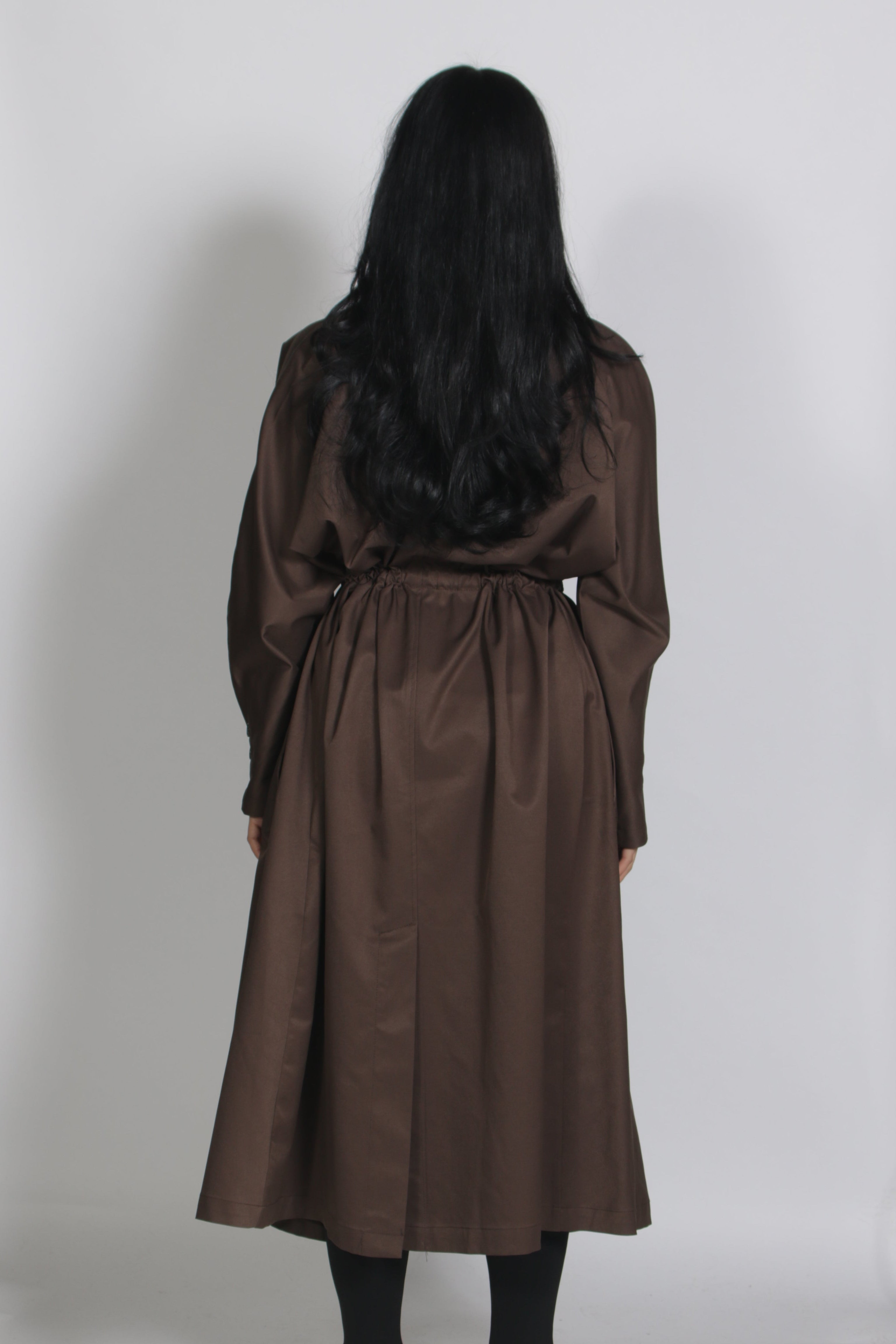 Zip up trenchcoat Olive