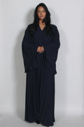 Plissé Dress Navy