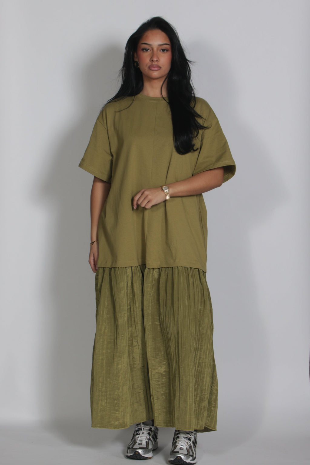 Mika dress Matcha green
