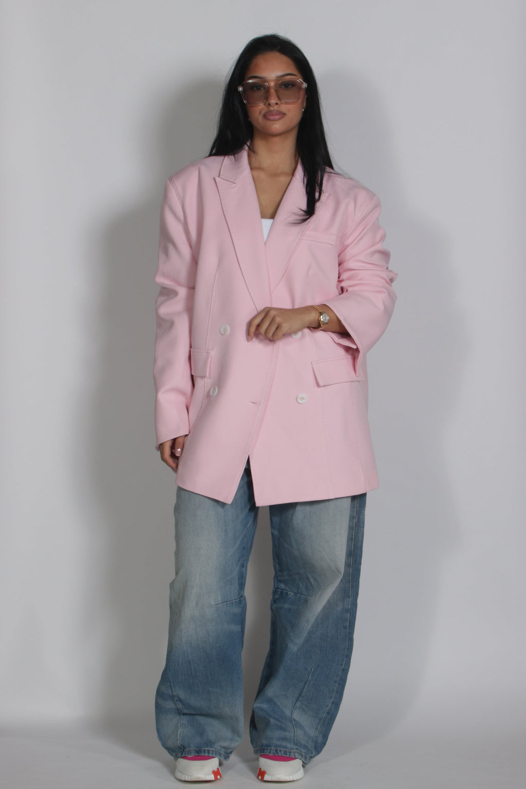 Stick blazer Pink